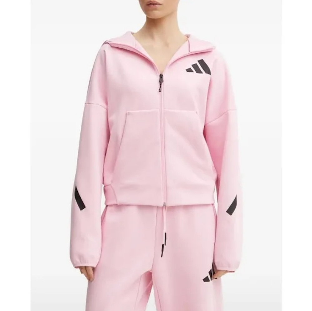 Adidas Light Pink Hoodie with Logo NWT
